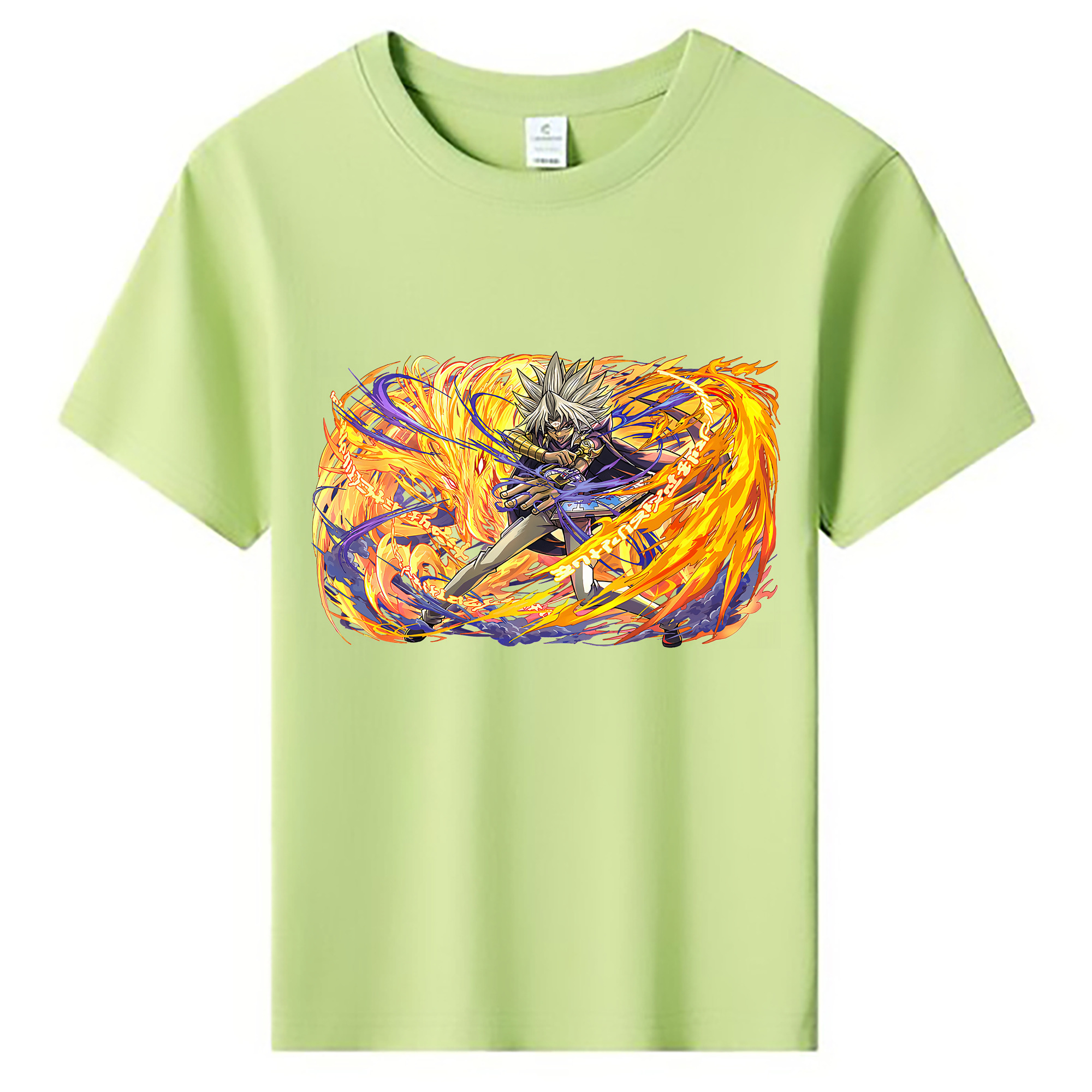 （画像用） 遊☆戯☆王 Yu-Gi-Oh! 綿100％キッズTシャツ（フロントプリント）